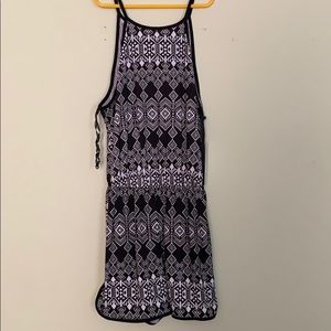 Geometric pattern romper